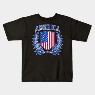 American Coat of Arms Kids T-Shirt